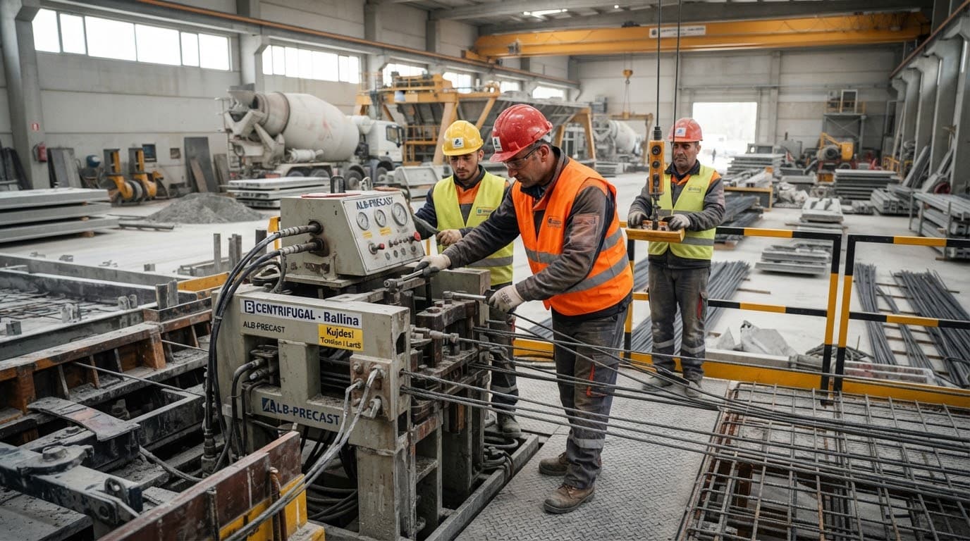 Masat e sigurisë në fabrikën e betonit